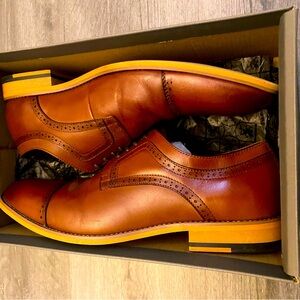 Stacey Adam’s Dickinson Cap Toe Oxford Dress Shoes Men’s Size 9.5
